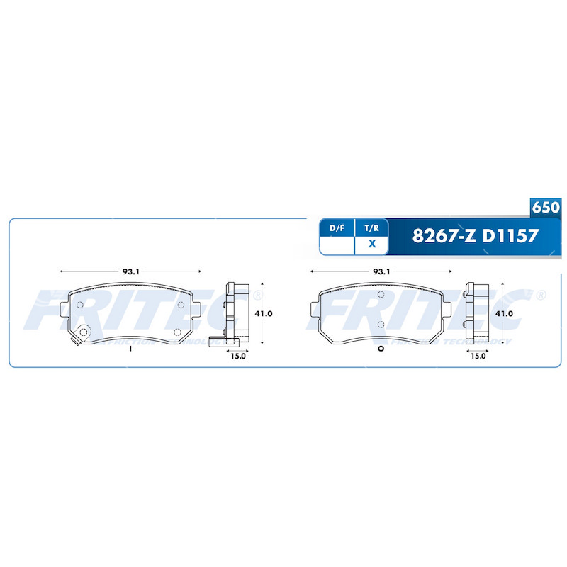 BALATA FRITEC TRAS OPTIMA 15-20 SONATA