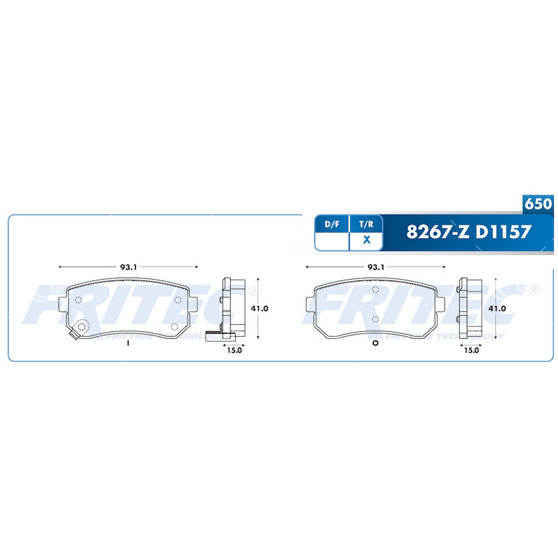BALATA FRITEC TRAS OPTIMA 15-20 SONATA