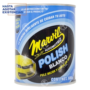 POLISH BLANCO PASTA MARVIL BOTE 600G POLISH BLANCO PASTA MARVIL BOTE 600G