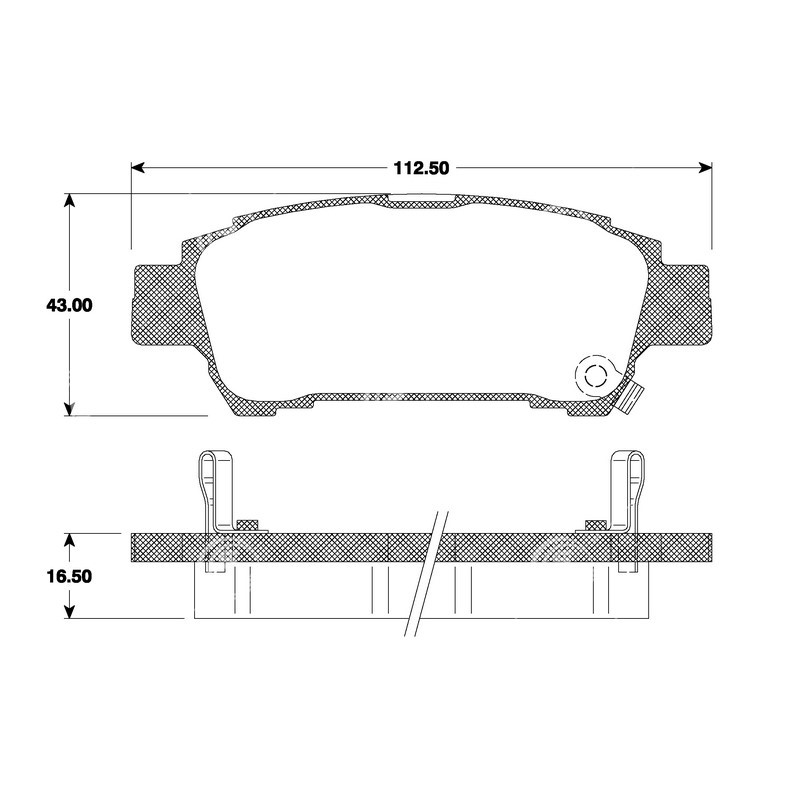 BALATA REMSA TRS SIENNA 04-10 7895D995