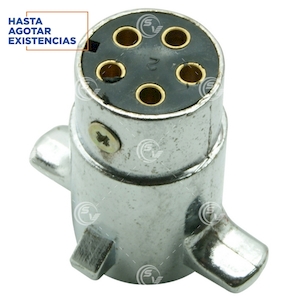 CONECTOR PARA REMOLQUE MACHO 5 VIAS CONECTOR PARA REMOLQUE MACHO 5 VIAS