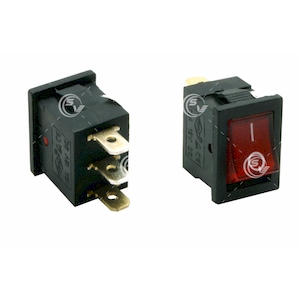 SWITCH 1 PASO CUADRO CHICO LUZ RJO 3T I/ SWITCH 1 PASO CUADRO CHICO LUZ RJO 3T I/