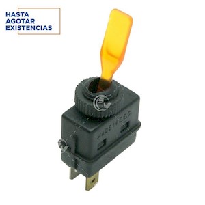 SWITCH PALANCA ALPEX 1 PASO LUZ NARANJA SWITCH PALANCA ALPEX 1 PASO LUZ NARANJA