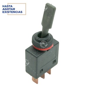 SWITCH UNIVERSAL ALPEX 2 PASOS NEGRO SWITCH UNIVERSAL ALPEX 2 PASOS NEGRO