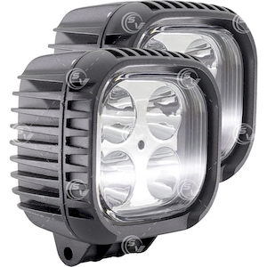 FARO TRABAJO CUADRADO 4 LEDS 106X106mm FARO TRABAJO CUADRADO 4 LEDS 106X106mm