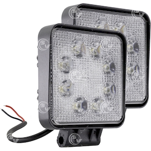 FAROS TRABAJO CUADRADO 8 LEDS 110X110mm FAROS TRABAJO CUADRADO 8 LEDS 110X110mm