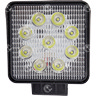 FARO CUADRADO 4''X4'' 9 LEDS 12V 27W
