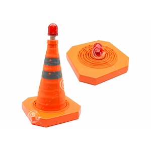 CONO CHICO SEÑALAMIENTO CON LUZ 18'' CONO CHICO SEÑALAMIENTO CON LUZ 18''