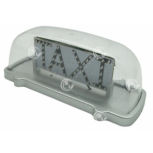 COPETE TAXI LUZ LED CON IMAN AZUL COPETE TAXI LUZ LED CON IMAN AZUL