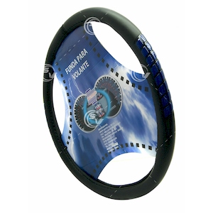 FUNDA VOLANTE GRANCAMION NEGRA CON REFLE FUNDA VOLANTE GRANCAMION NEGRA CON REFLE
