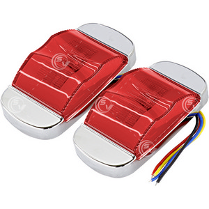PLAFON LATERAL 10 LEDS GEL ROJO 2 PZAS PLAFON LATERAL 10 LEDS GEL ROJO 2 PZAS