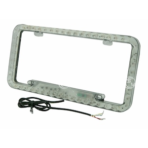 PORTA PLACA CON LUZ LED ROJA PORTA PLACA CON LUZ LED ROJA