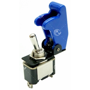 SWITCH 1 PASO TIPO AVION TAPA AZUL SWITCH 1 PASO TIPO AVION TAPA AZUL