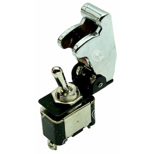 SWITCH 1 PASO TIPO AVION TAPA CROMADA SWITCH 1 PASO TIPO AVION TAPA CROMADA