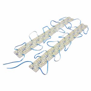TIRA 20 PLACAS CUAD CHIP 4 LED AZ 3.5 X TIRA 20 PLACAS CUAD CHIP 4 LED AZ 3.5 X