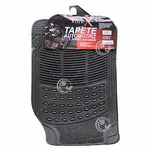 TAPETES HULE GRUESO JGO 4 PZS NEGRO TAPETES HULE GRUESO JGO 4 PZS NEGRO