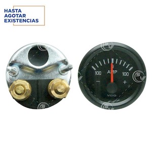 AMPERIMETRO VDO CARATULA NEGRA 100X100 AMPERIMETRO VDO CARATULA NEGRA 100X100