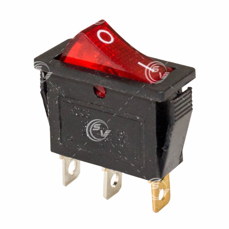 SWITCH ASER TECLA LUZ UNIV RJO 3 PUNTAS